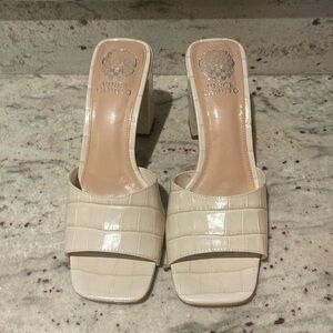 Vince Camuto leather mules